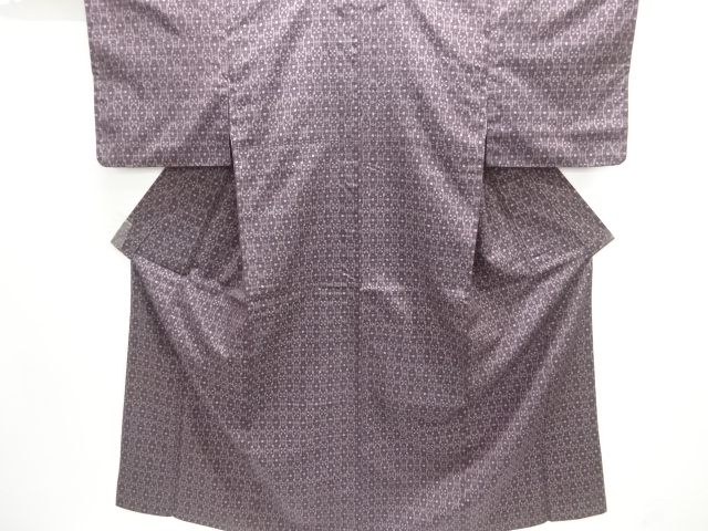 JAPANESE KIMONO / TSUMUGI / WOVEN KASURI PATTERN